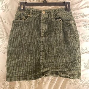 Ella Olive Corduroy Mini Skirt